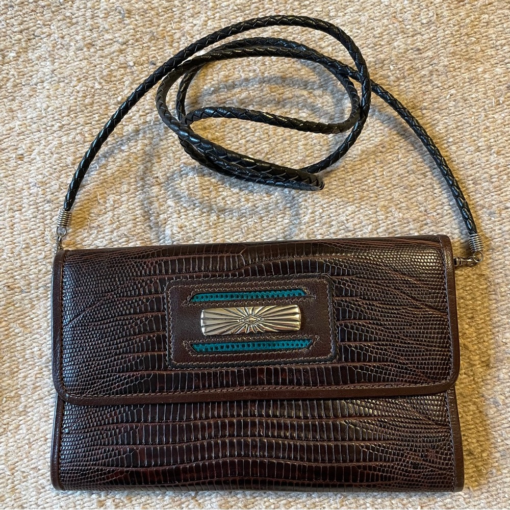 ✨SOLD✨Authentic James Culver Handmade Italian Snakeskin  Leather Wristlet
